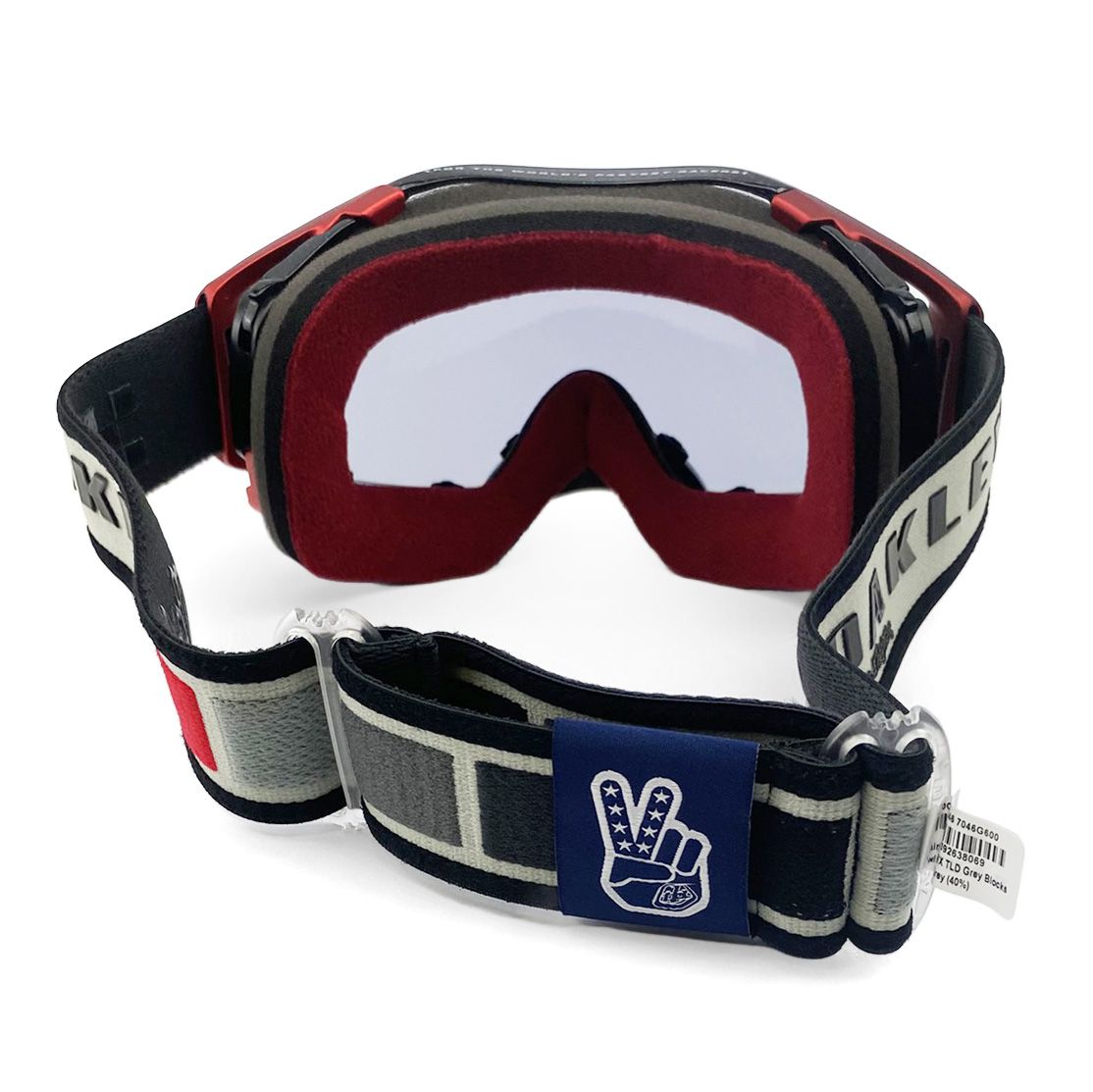 Oakley Airbrake Troy Lee Designs Grey Blocks Light Grey Lens