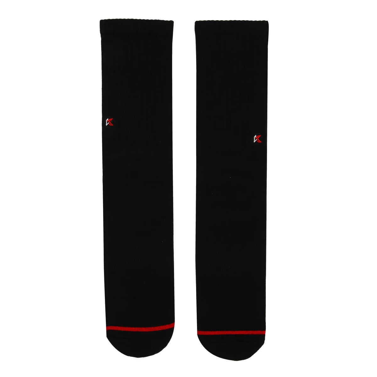 Kecks Solid Black Crew Socks